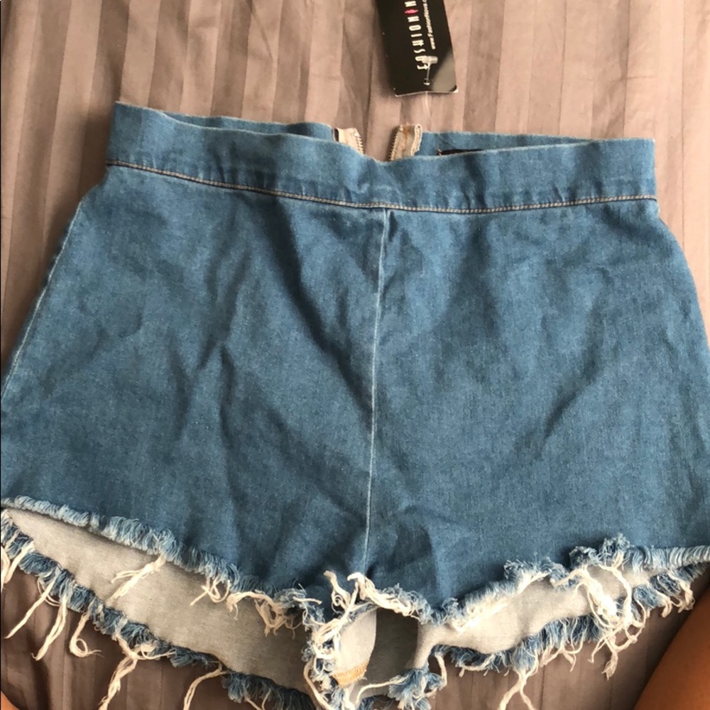 high waisted jean shorts from fashion nova